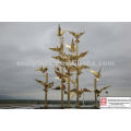 Kupfer Eagle Tree Skulptur / Große Outdoor Statue